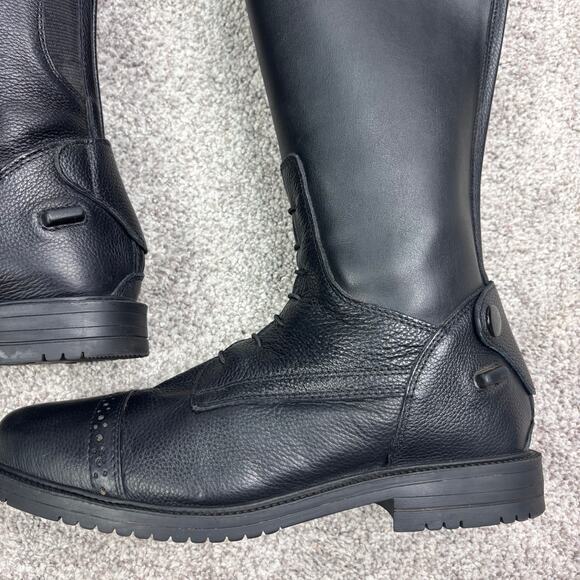 New! Black Horze Verona Women's Tall Field Boots size 40W (us women's 9) - Picture 8 of 15